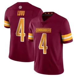 Youth Frankie Luvu Washington Commanders No.4 Limited Vapor Burgundy Jersey