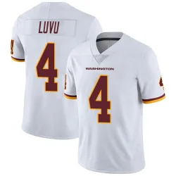 Youth Frankie Luvu Washington Commanders No.4 Limited Vapor Untouchable Jersey - White