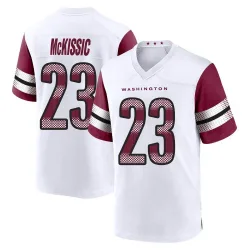 Youth J.D. McKissic Washington Commanders No.23 Game Jersey - White