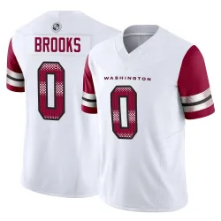 Youth Ja'Corey Brooks Washington Commanders No.0 Limited Vapor F.U.S.E. Jersey - White