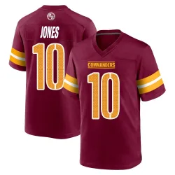 Youth Jacoby Jones Washington Commanders No.10 Game Burgundy Jersey