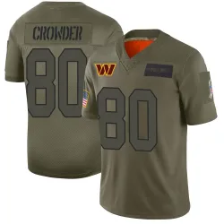 Youth Jamison Crowder Washington Commanders No.80 Limited 2019 Salute to Service Jersey - Camo