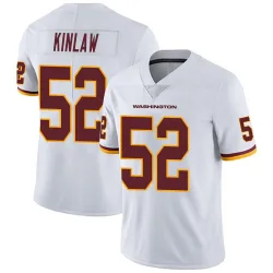 Youth Javon Kinlaw Washington Commanders No.52 Limited Vapor Untouchable Jersey - White
