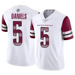 Youth Jayden Daniels Washington Commanders No.5 Limited Vapor Jersey - White