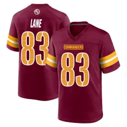 Youth Jaylin Lane Washington Commanders No.83 Game Burgundy Jersey