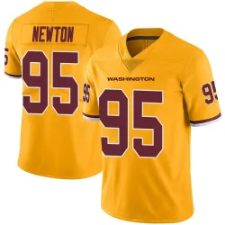 Youth Jer'Zhan Newton Washington Commanders No.95 Limited Color Rush Jersey - Gold