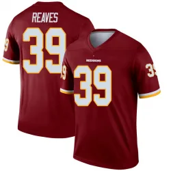 Youth Jeremy Reaves Washington Commanders No.39 Legend Inverted Burgundy Jersey