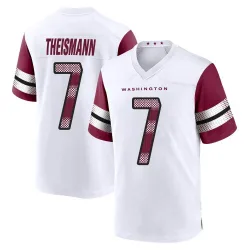 Youth Joe Theismann Washington Commanders No.7 Game Jersey - White
