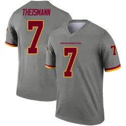 Youth Joe Theismann Washington Commanders No.7 Legend Inverted Jersey - Gray