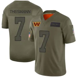 Youth Joe Theismann Washington Commanders No.7 Limited 2019 Salute to Service Jersey - Camo