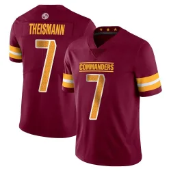 Youth Joe Theismann Washington Commanders No.7 Limited Vapor Burgundy Jersey