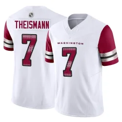 Youth Joe Theismann Washington Commanders No.7 Limited Vapor F.U.S.E. Jersey - White