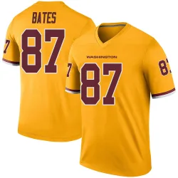 Youth John Bates Washington Commanders No.87 Legend Color Rush Jersey - Gold