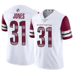 Youth Jonathan Jones Washington Commanders No.31 Limited Vapor Jersey - White