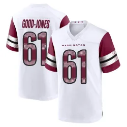 Youth Julian Good-Jones Washington Commanders No.61 Game Jersey - White