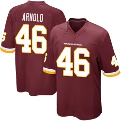Youth Kam Arnold Washington Commanders No.46 Game Burgundy Team Color Jersey