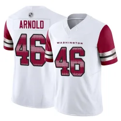 Youth Kam Arnold Washington Commanders No.46 Limited Vapor F.U.S.E. Jersey - White