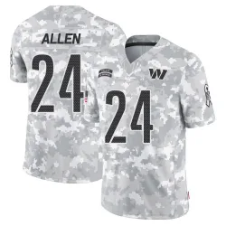 Youth Kazmeir Allen Washington Commanders No.24 Limited 2024 Salute to Service Jersey - Arctic Camo