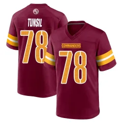 Youth Laremy Tunsil Washington Commanders No.78 Game Burgundy Jersey