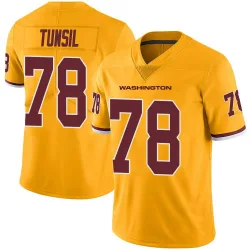 Youth Laremy Tunsil Washington Commanders No.78 Limited Color Rush Jersey - Gold