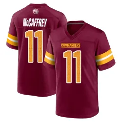 Youth Luke McCaffrey Washington Commanders No.11 Game Burgundy Jersey