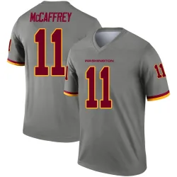 Youth Luke McCaffrey Washington Commanders No.11 Legend Inverted Jersey - Gray