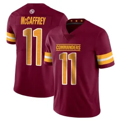 Youth Luke McCaffrey Washington Commanders No.11 Limited Vapor Burgundy Jersey