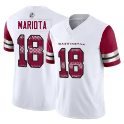 Youth Marcus Mariota Washington Commanders No.18 Limited Vapor F.U.S.E. Jersey - White