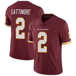 Youth Marshon Lattimore Washington Commanders No.2 Limited Burgundy Team Color Vapor Untouchable Jersey