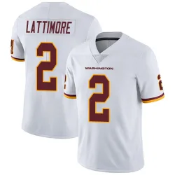 Youth Marshon Lattimore Washington Commanders No.2 Limited Vapor Untouchable Jersey - White