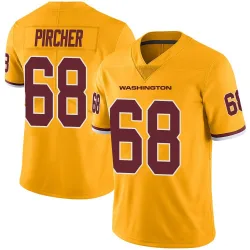 Youth Max Pircher Washington Commanders No.68 Limited Color Rush Jersey - Gold