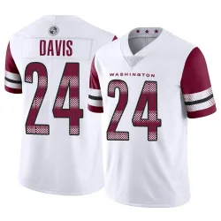 Youth Michael Davis Washington Commanders No.24 Limited Vapor Jersey - White