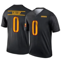 Youth Michael Gallup Washington Commanders No.0 Legend Alternate Jersey - Black