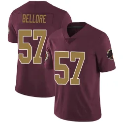 Youth Nick Bellore Washington Commanders No.57 Limited Burgundy Alternate Vapor Untouchable Jersey