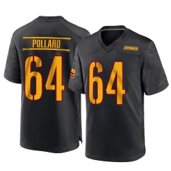Youth Norell Pollard Washington Commanders No.64 Game Alternate Jersey - Black