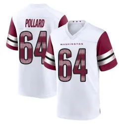 Youth Norell Pollard Washington Commanders No.64 Game Jersey - White