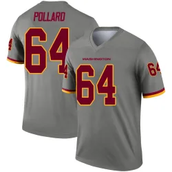 Youth Norell Pollard Washington Commanders No.64 Legend Inverted Jersey - Gray