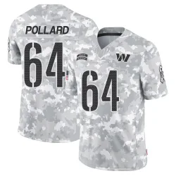 Youth Norell Pollard Washington Commanders No.64 Limited 2024 Salute to Service Jersey - Arctic Camo