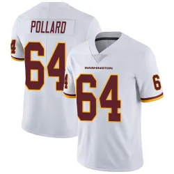 Youth Norell Pollard Washington Commanders No.64 Limited Vapor Untouchable Jersey - White