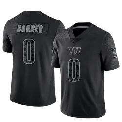 Youth Ricky Barber Washington Commanders No.0 Limited Reflective Jersey - Black