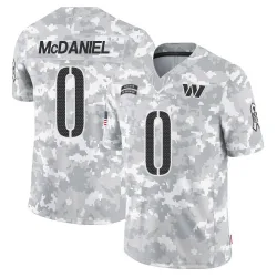 Youth Robert McDaniel Washington Commanders No.0 Limited 2024 Salute to Service Jersey - Arctic Camo