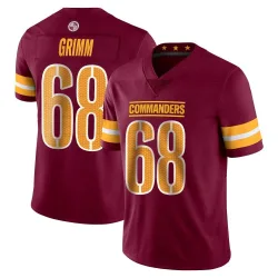 Youth Russ Grimm Washington Commanders No.68 Limited Vapor Burgundy Jersey