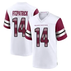 Youth Ryan Fitzpatrick Washington Commanders No.14 Game Jersey - White