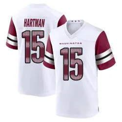Youth Sam Hartman Washington Commanders No.15 Game Jersey - White
