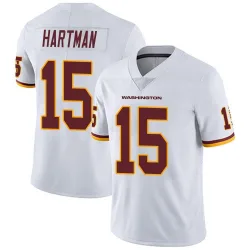 Youth Sam Hartman Washington Commanders No.15 Limited Vapor Untouchable Jersey - White
