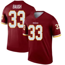 Youth Sammy Baugh Washington Commanders No.33 Legend Inverted Burgundy Jersey