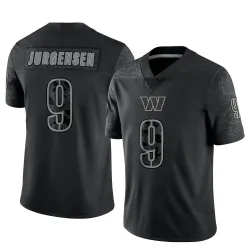 Youth Sonny Jurgensen Washington Commanders No.9 Limited Reflective Jersey - Black