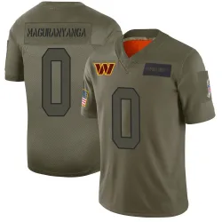 Youth T.J. Maguranyanga Washington Commanders No.0 Limited 2019 Salute to Service Jersey - Camo