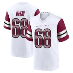 Youth Timothy McKay Washington Commanders No.68 Game Jersey - White