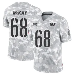 Youth Timothy McKay Washington Commanders No.68 Limited 2024 Salute to Service Jersey - Arctic Camo